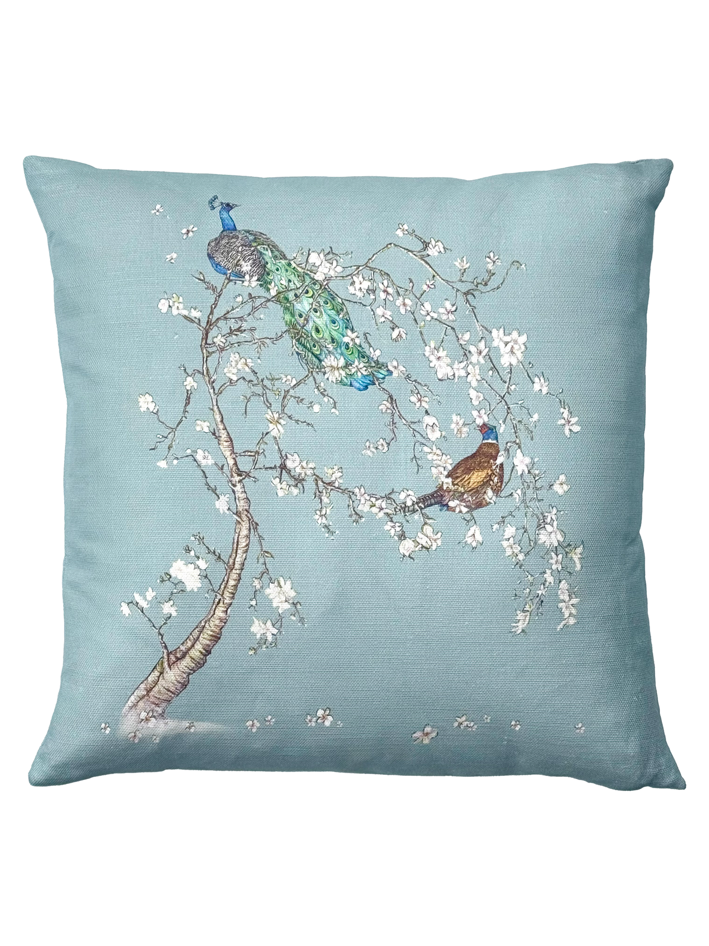 Indian Cherry Tree - Sky Blue - Cushion