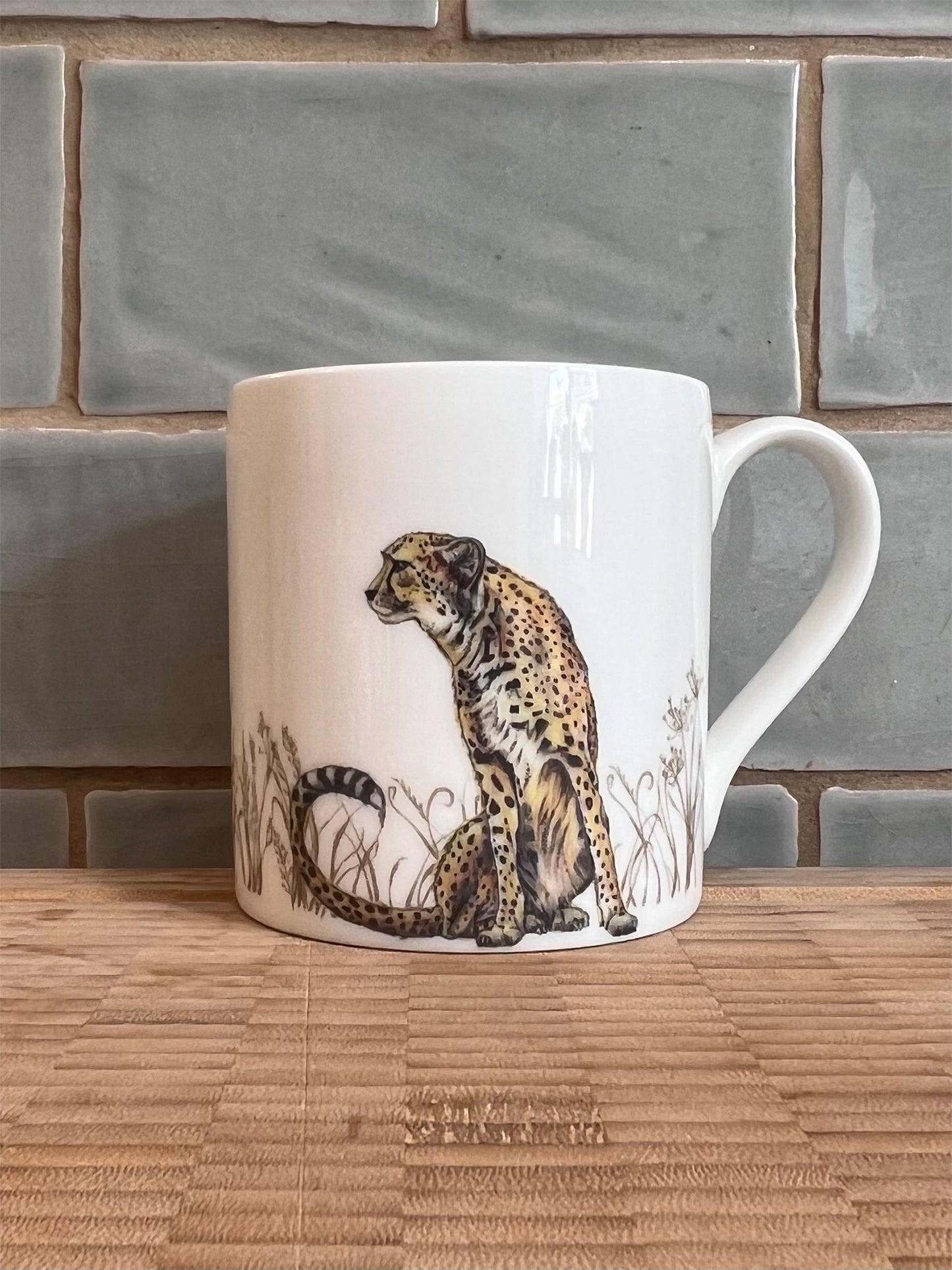 Cheetah - Fine Bone China Mug