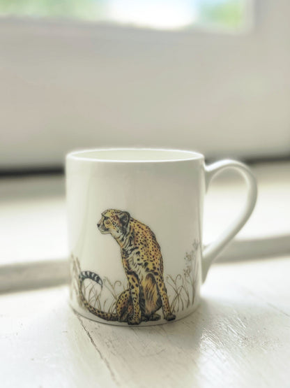 Cheetah - Fine Bone China Mug