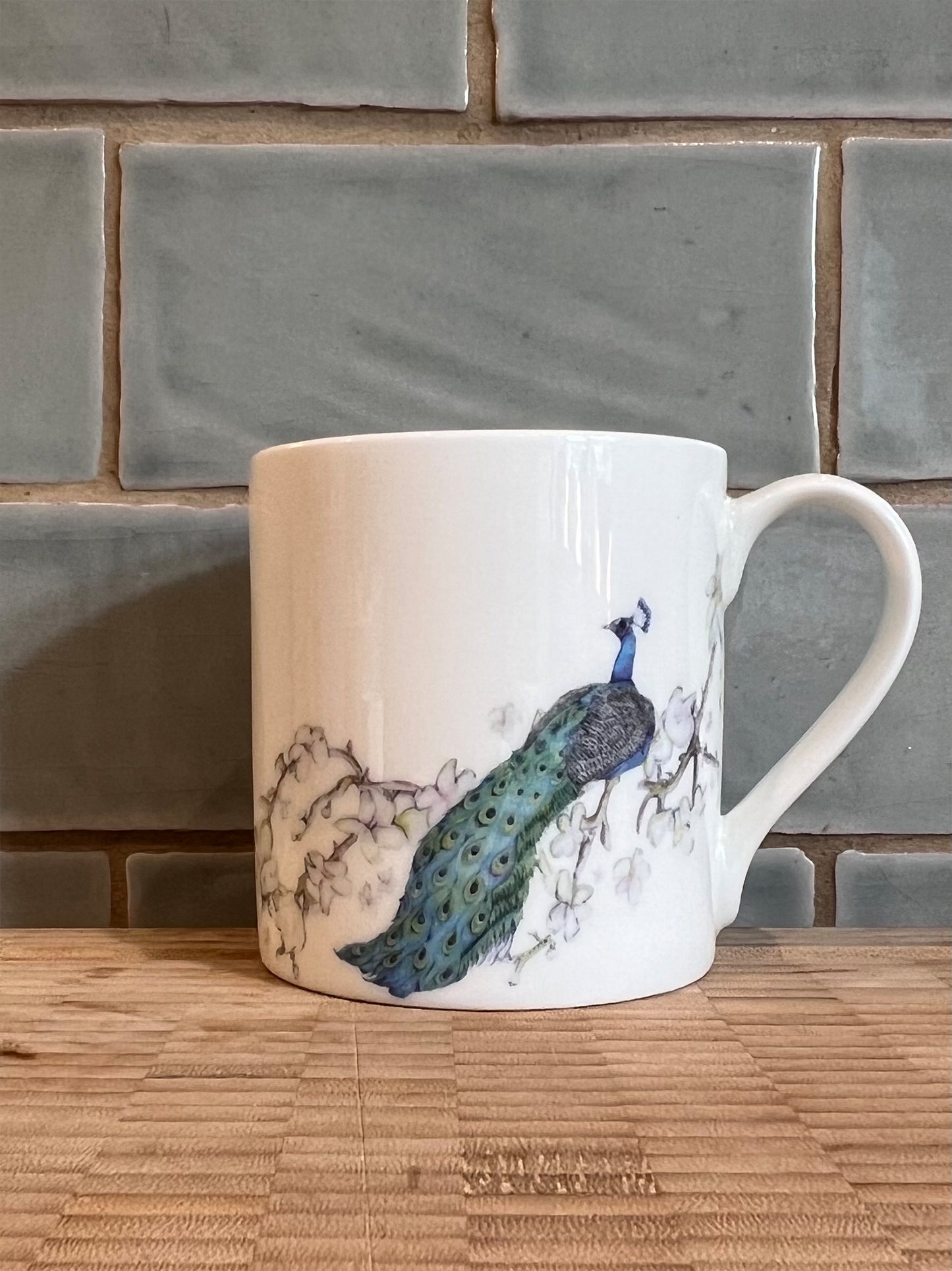 Peacock - Fine Bone China Mug