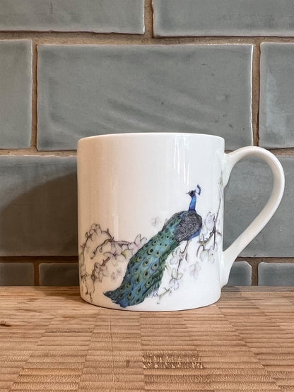 Peacock - Fine Bone China Mug