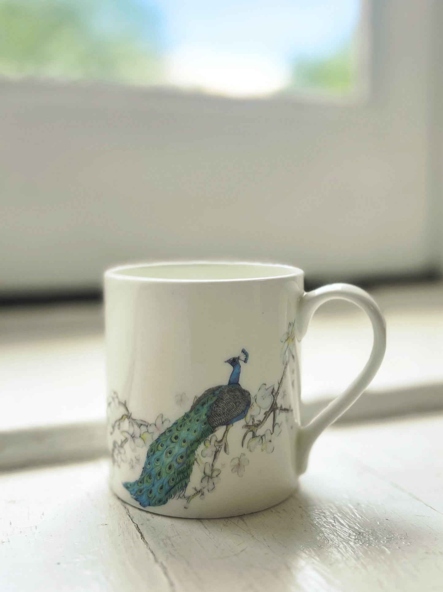 Peacock - Fine Bone China Mug