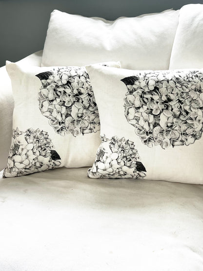 Hydrangea - White - Cushion