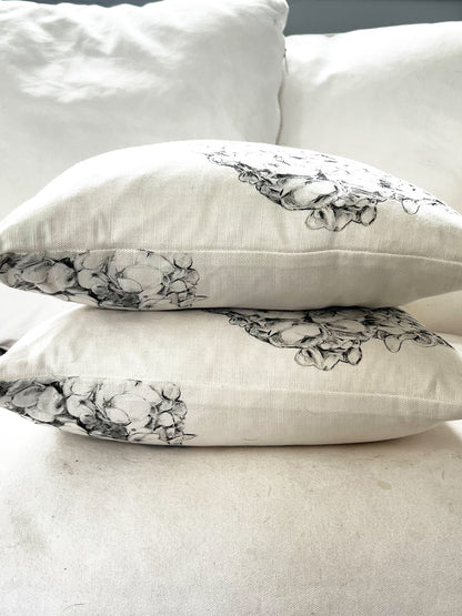 Hydrangea - White - Cushion