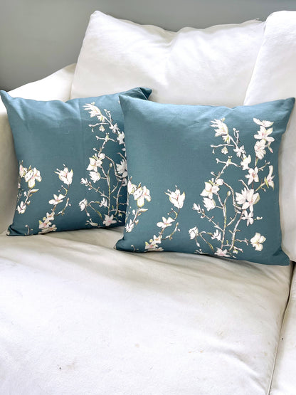 Blossom - Dark Blue - Cushion