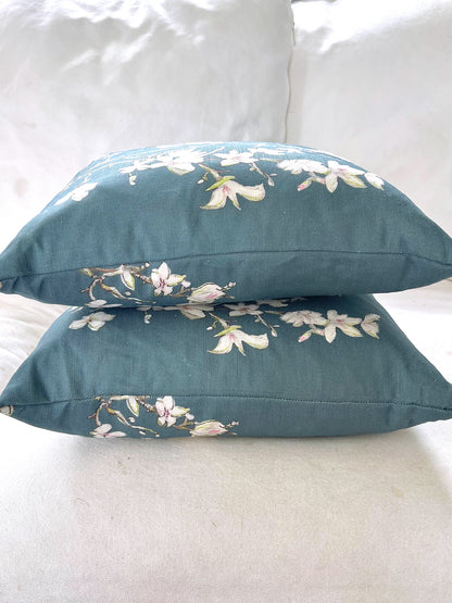 Blossom - Dark Blue - Cushion