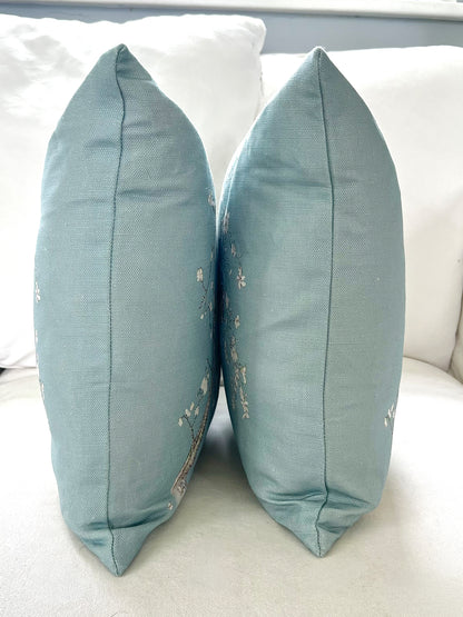 Indian Cherry Tree - Sky Blue - Cushion