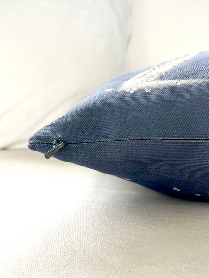 Indian Cherry Tree - Blue - Cushion