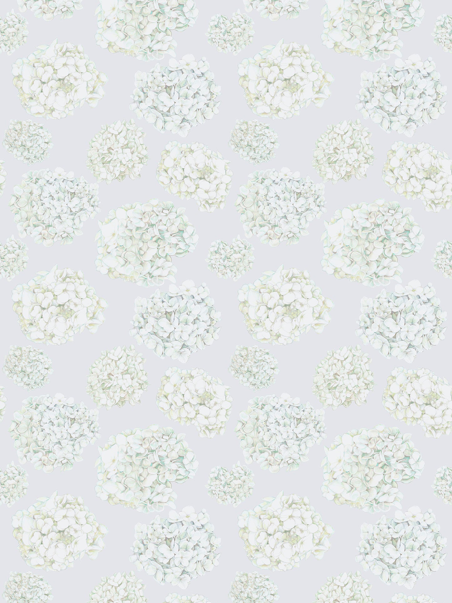 Abundance - Grey and Green - Wallpaper Sample