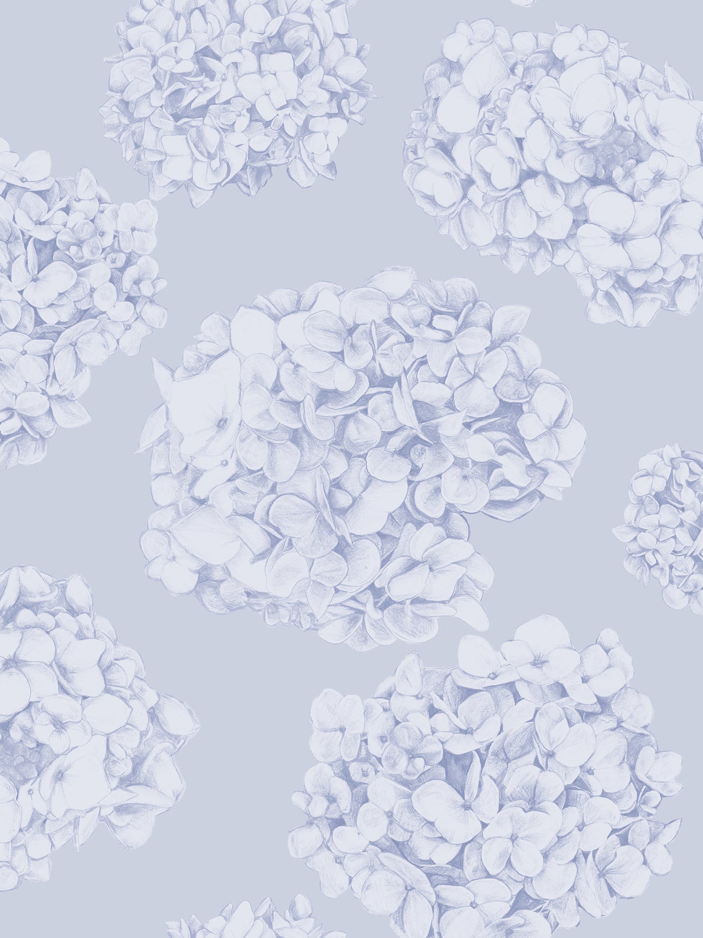 Abundance - Blue - Wallpaper