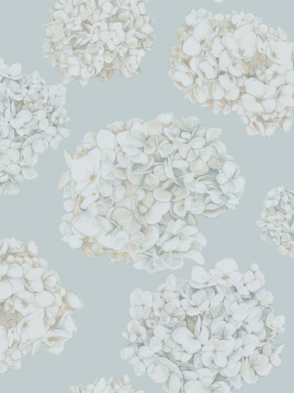 Abundance - Russet and Blue - Wallpaper Sample