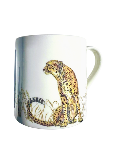 Cheetah - Fine Bone China Mug