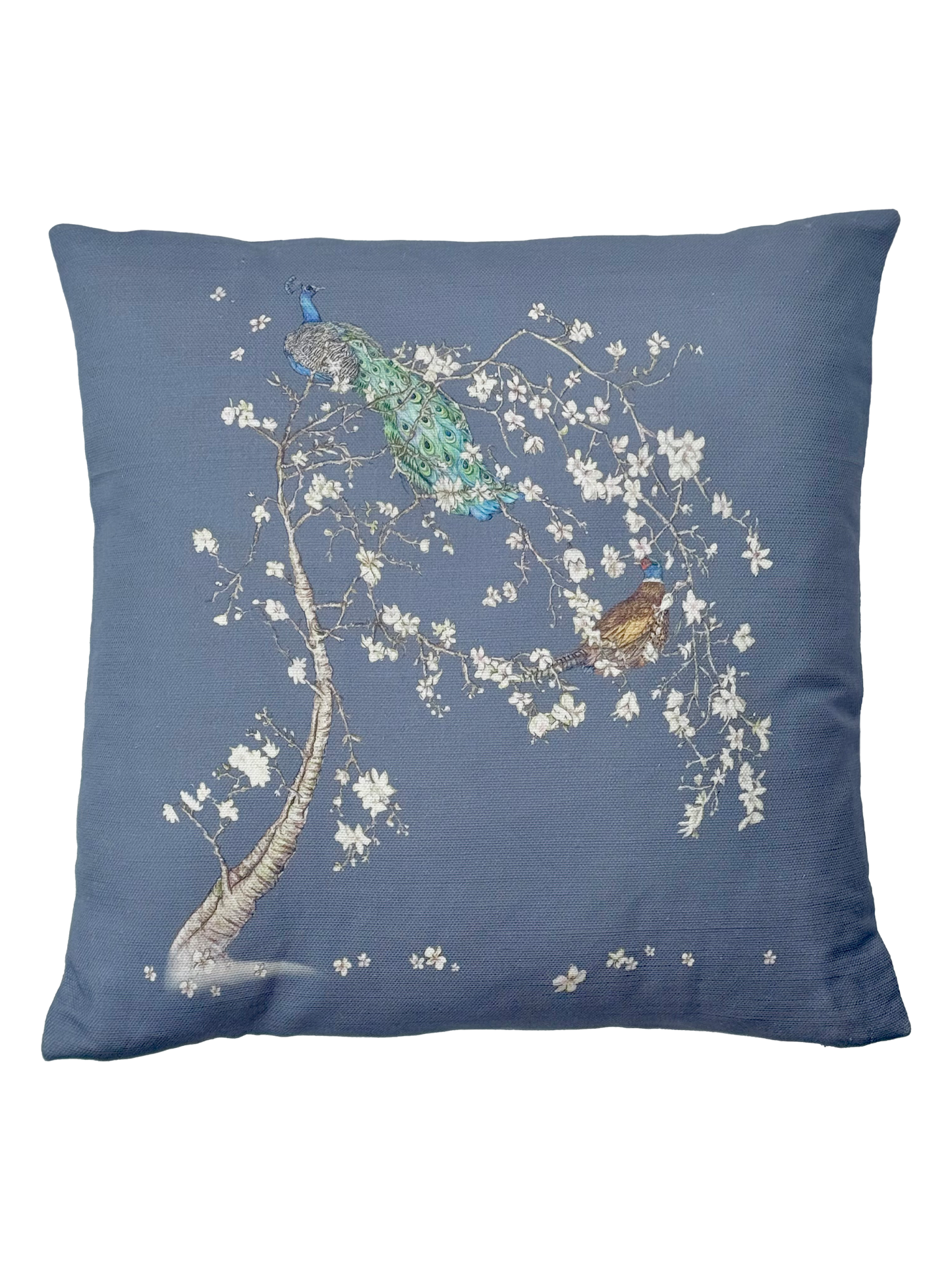 Indian Cherry Tree - Blue - Cushion