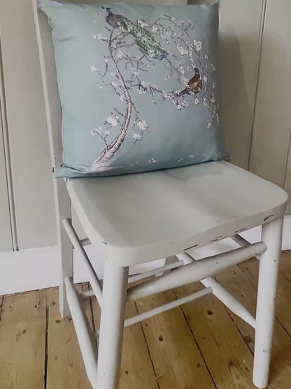 Indian Cherry Tree - Sky Blue - Cushion