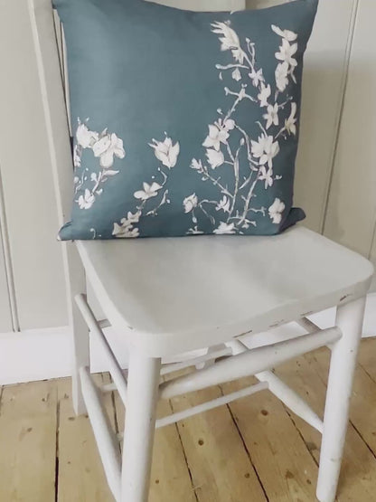 Blossom - Dark Blue - Cushion