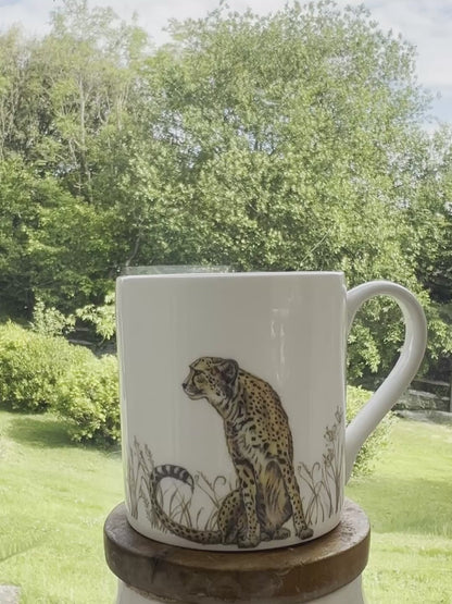Cheetah - Fine Bone China Mug